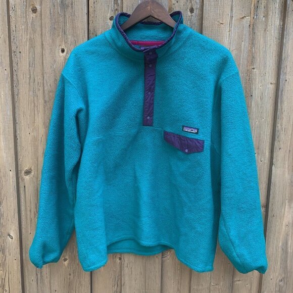 Vintage Patagonia Snap T Pullover Sweater Large - Picture 3 of 6